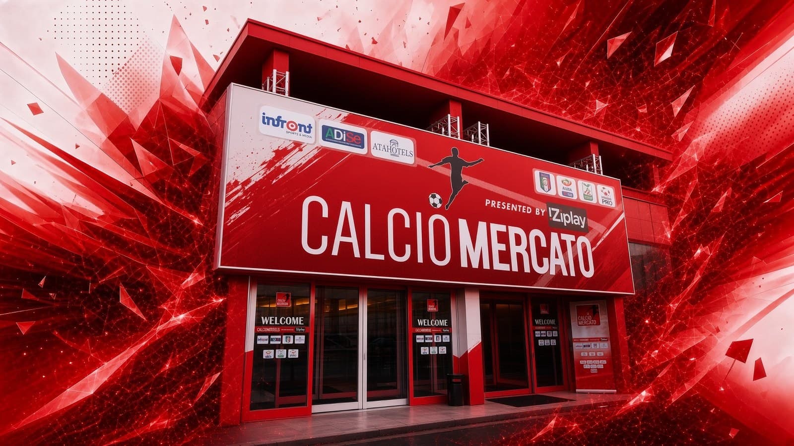 facciata della sede del calciomercato