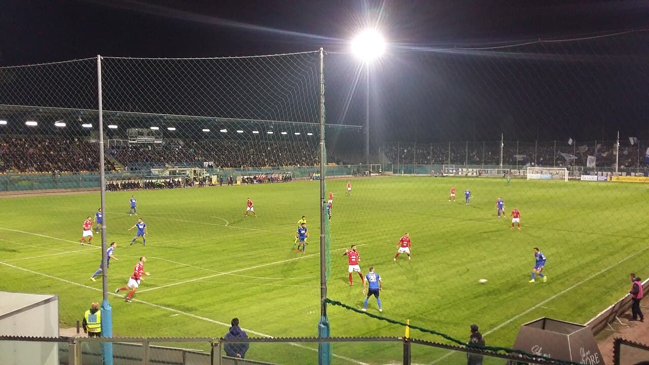 Azione di gioco del Bari