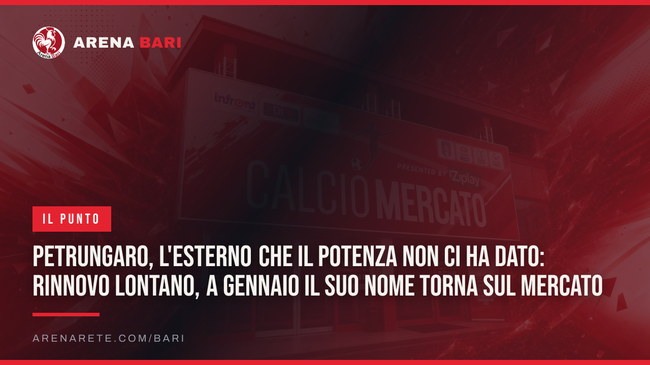 Petrungaro, l'esterno che il Potenza non ci ha dato: rinnovo lontano, a gennaio il suo nome torna sul mercato