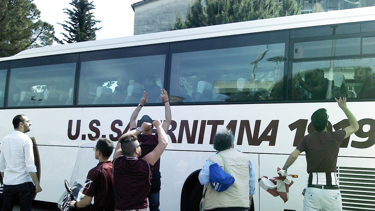 SALERNITANA-CASERTANA PULLMAN SQUADRA