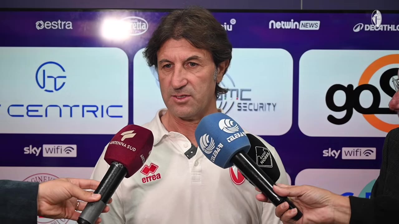 Casertana-Bari | Massimo Rastelli nel post gara