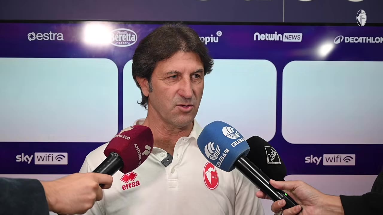 Casertana-Bari | Massimo Rastelli nel post gara