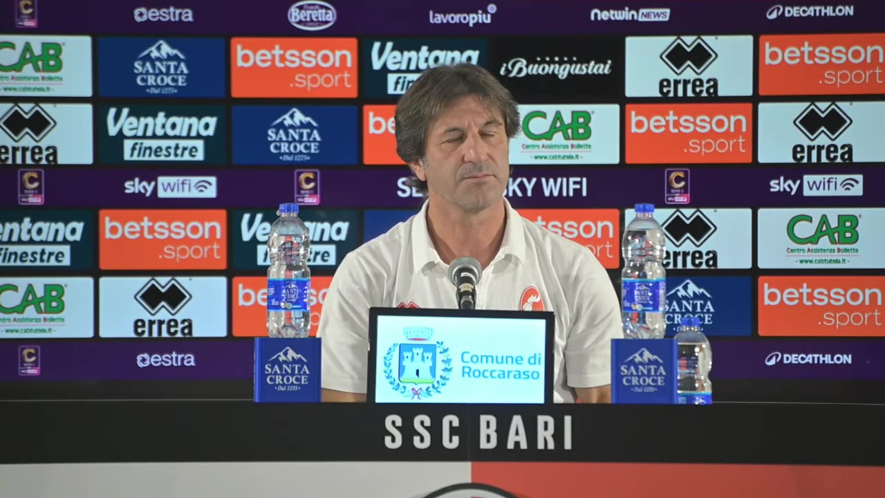 Bari-Cosenza | La conferenza stampa pre gara di mister Massimo Rastelli