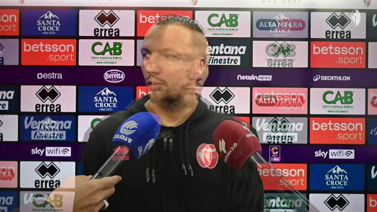 Bari-Scafatese | Vasile Mogos nel post gara