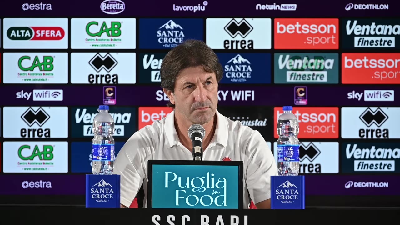 Altamura-Bari | La conferenza stampa pre gara di mister Massimo Rastelli