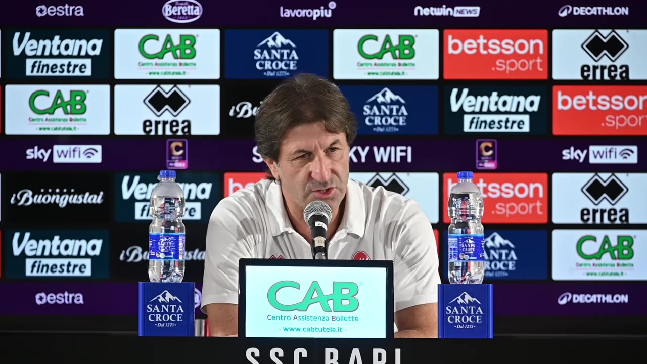 Altamura-Bari | La conferenza stampa pre gara di mister Massimo Rastelli