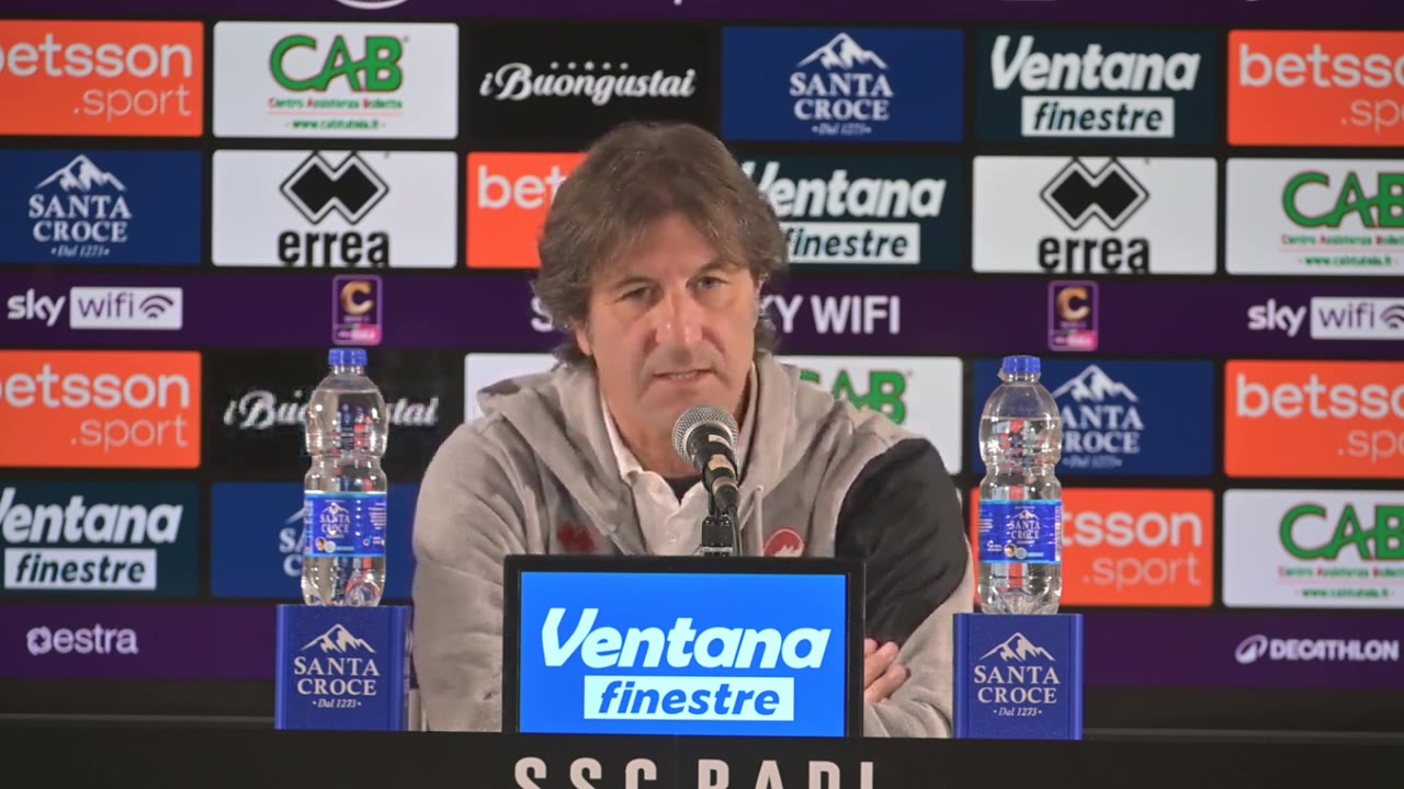 Bari-Scafatese | La conferenza stampa pre gara di mister Massimo Rastelli