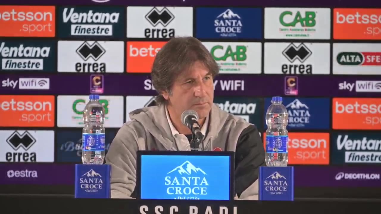 Bari-Scafatese | La conferenza stampa pre gara di mister Massimo Rastelli