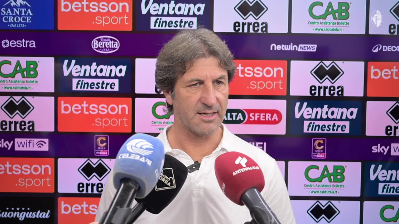 Bari-Giugliano | Massimo Rastelli nel post gara