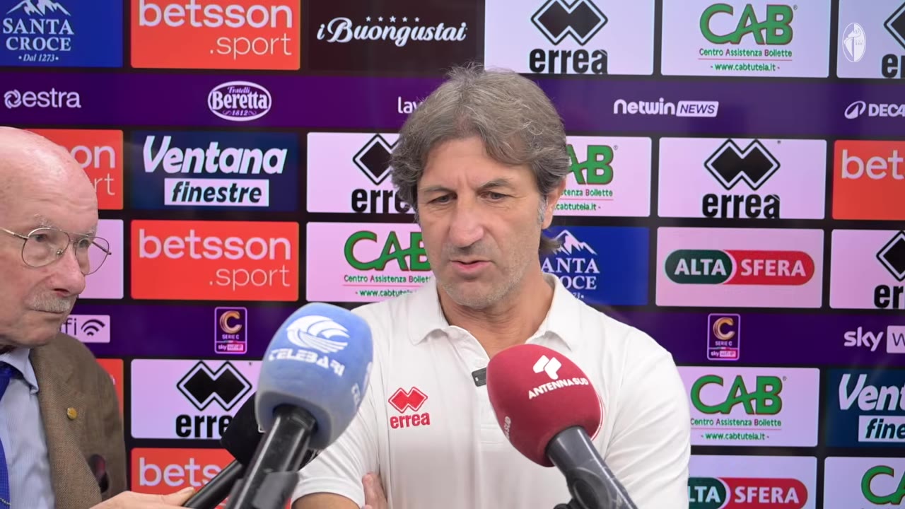 Bari-Giugliano | Massimo Rastelli nel post gara