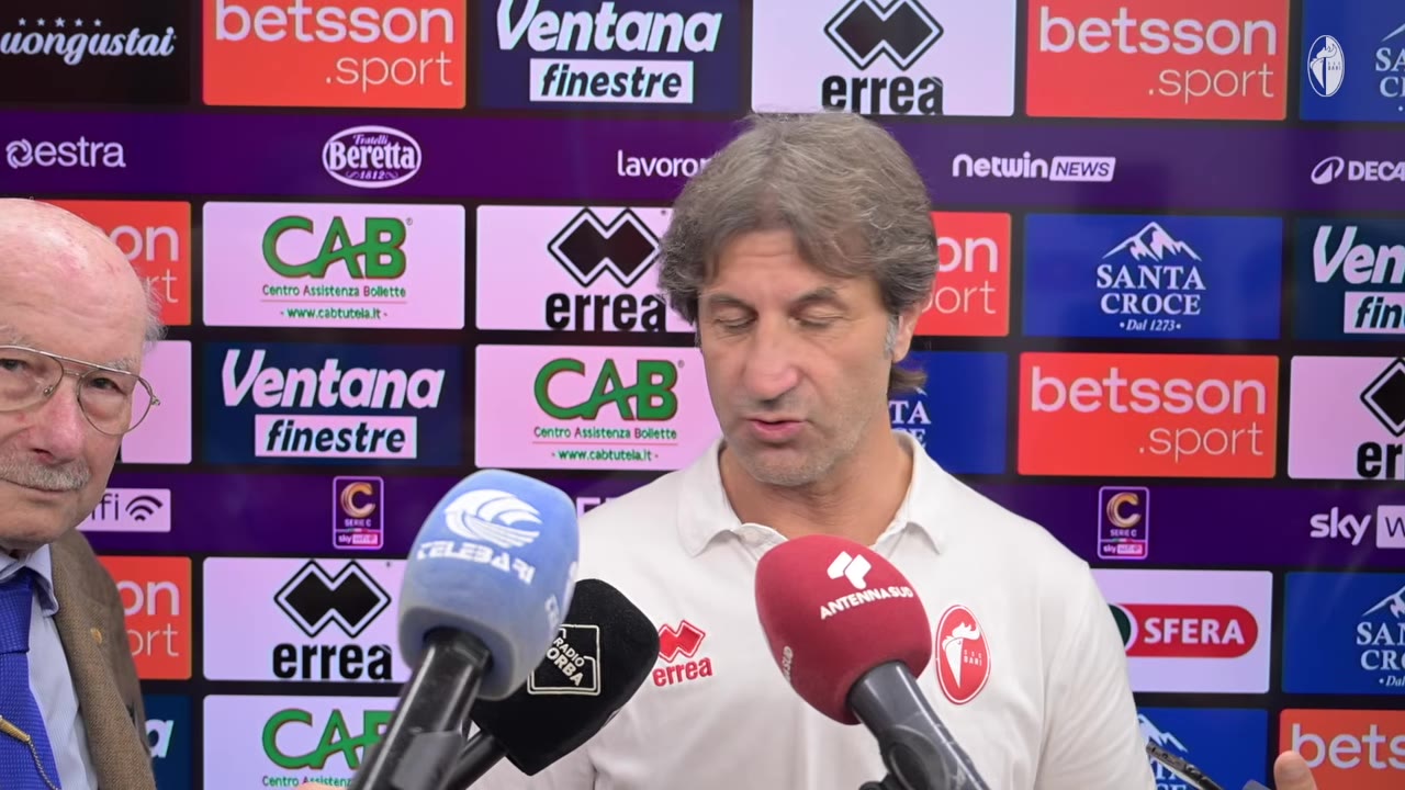 Bari-Giugliano | Massimo Rastelli nel post gara