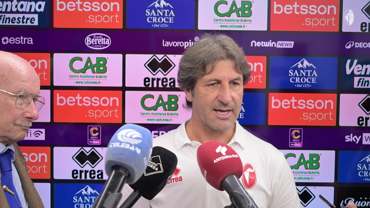 Bari-Giugliano | Massimo Rastelli nel post gara