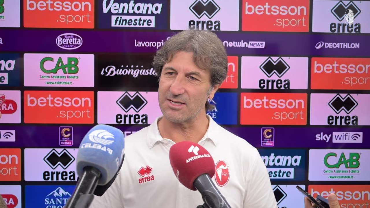 Bari-Giugliano | Massimo Rastelli nel post gara