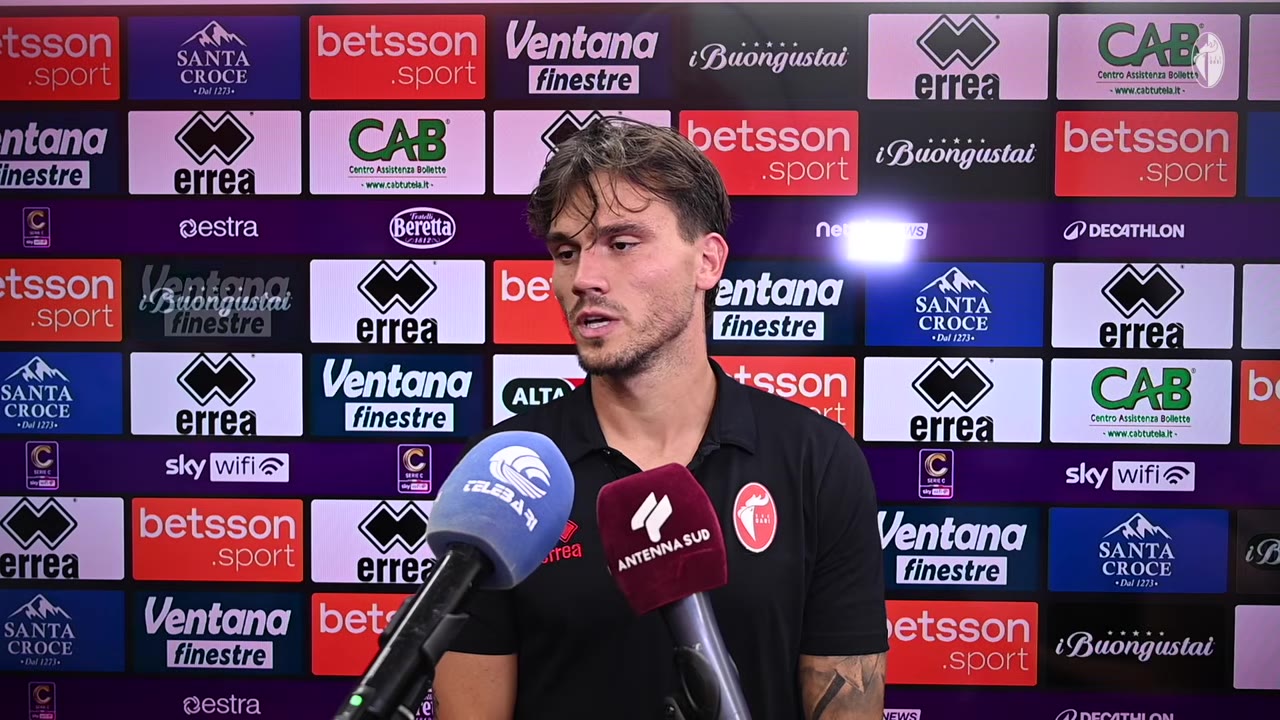 Bari-Casarano | Flavio Junior Bianchi nel post gara