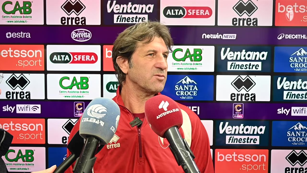 Bari-Crotone | Massimo Rastelli nel post gara