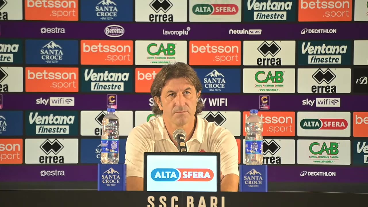 Bari-Casarano | La conferenza stampa pre gara di mister Massimo Rastelli