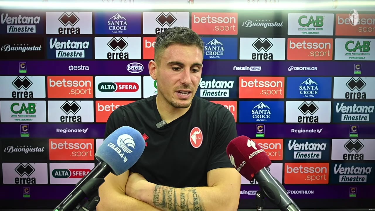 Bari-Picerno | Marco Pissardo nel post gara
