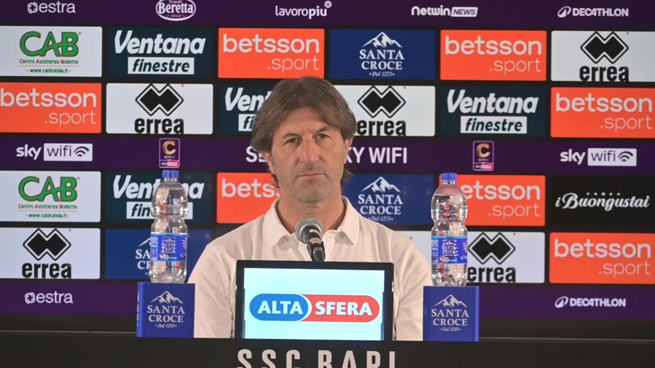 Casertana-Bari | La conferenza stampa pre gara di mister Massimo Rastelli