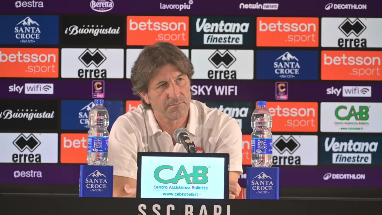 Casertana-Bari | La conferenza stampa pre gara di mister Massimo Rastelli
