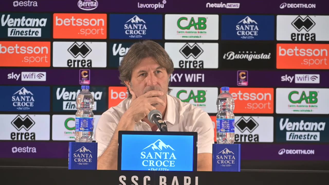 Casertana-Bari | La conferenza stampa pre gara di mister Massimo Rastelli