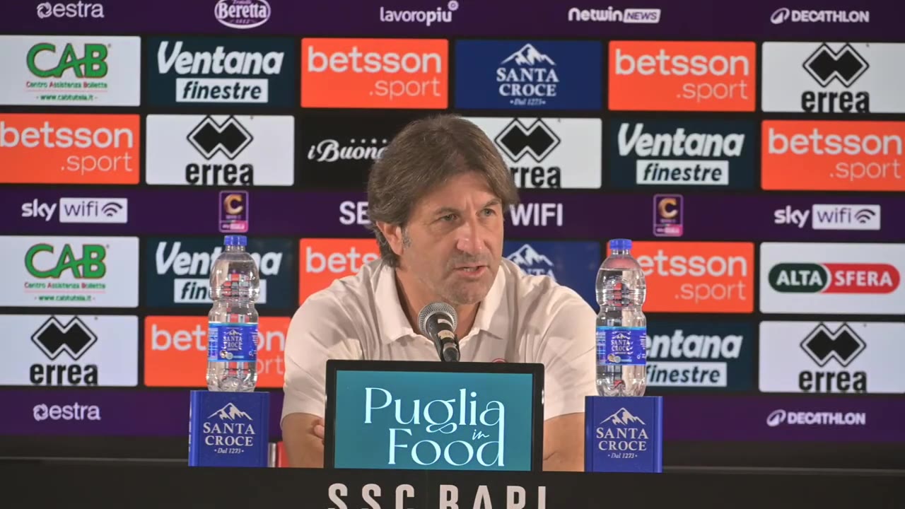Casertana-Bari | La conferenza stampa pre gara di mister Massimo Rastelli
