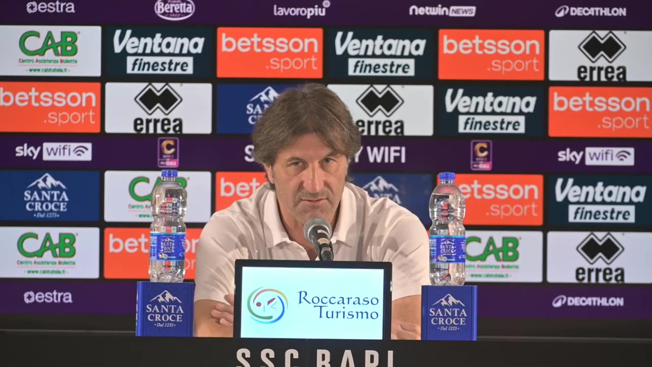 Casertana-Bari | La conferenza stampa pre gara di mister Massimo Rastelli