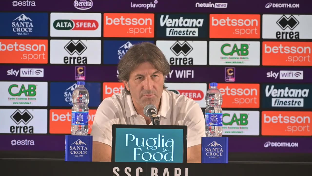 Casertana-Bari | La conferenza stampa pre gara di mister Massimo Rastelli