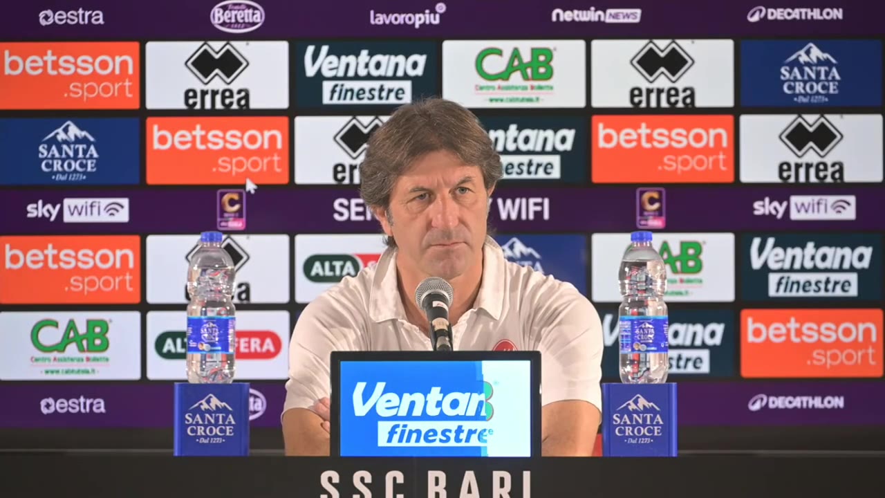 Bari-Giugliano | La conferenza stampa pre gara di mister Massimo Rastelli