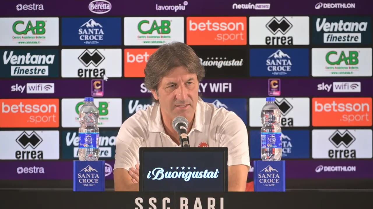 Bari-Giugliano | La conferenza stampa pre gara di mister Massimo Rastelli
