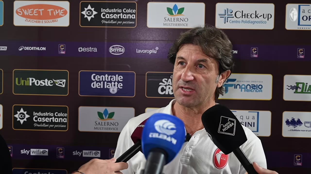 Salernitana-Bari | Massimo Rastelli nel post gara