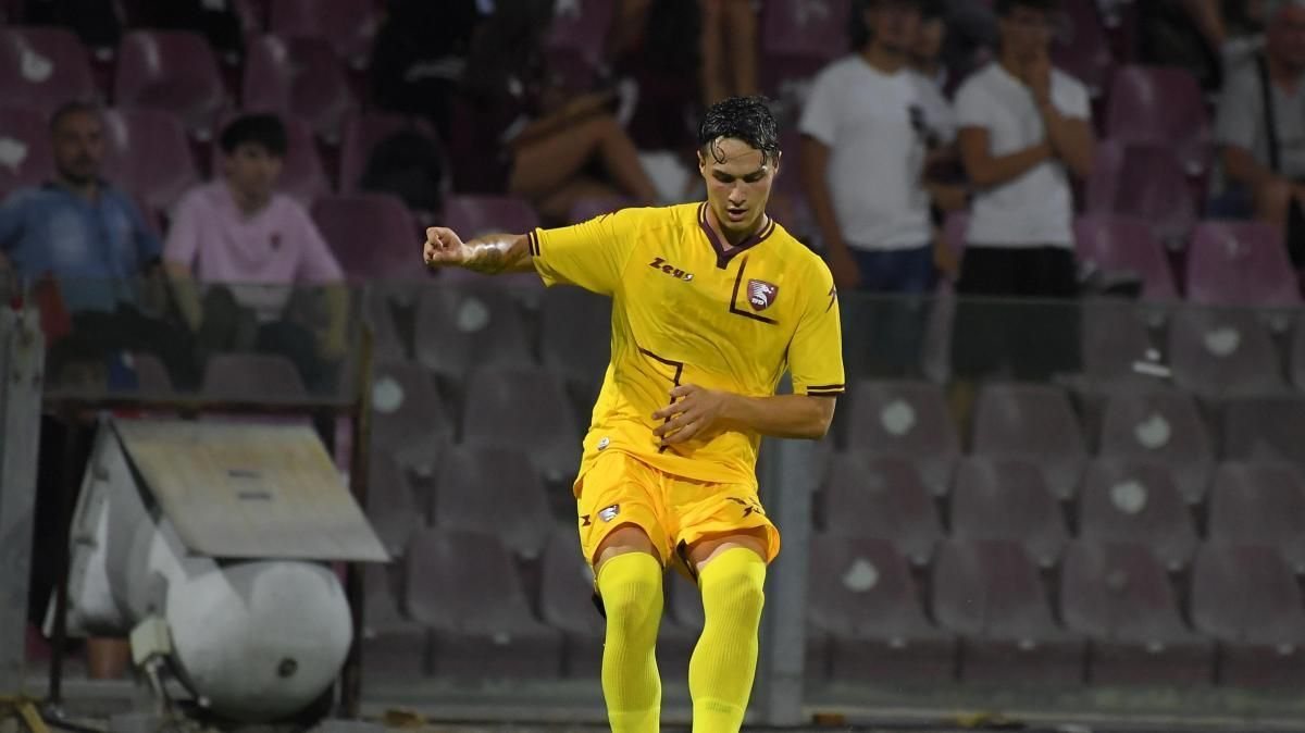 Mantovani con la maglia del SSC Bari