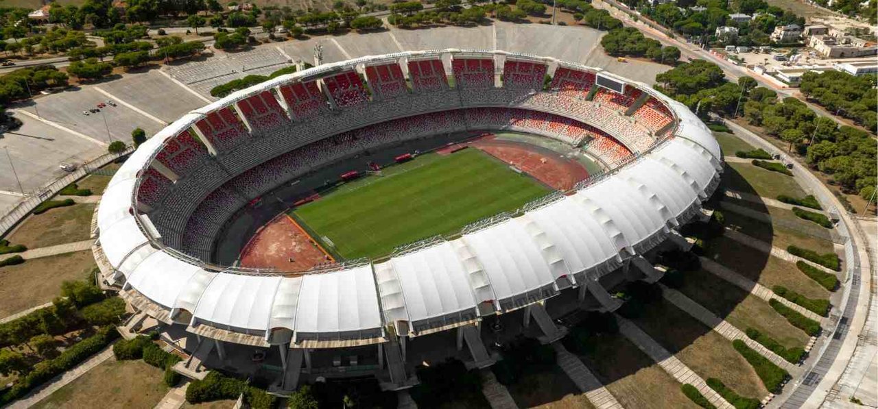 Lo stadio San Nicola di Bari