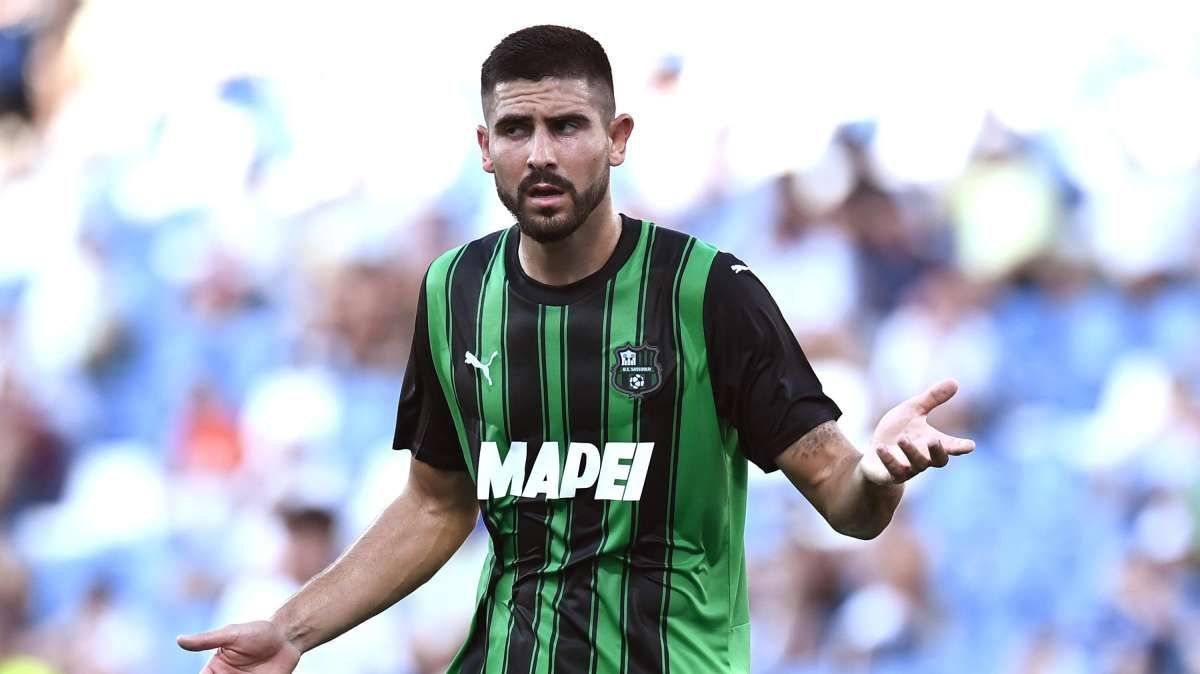 Odenthal con la maglia del Sassuolo