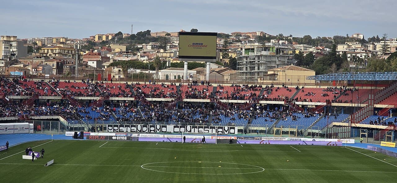 Azione di gioco del Catania