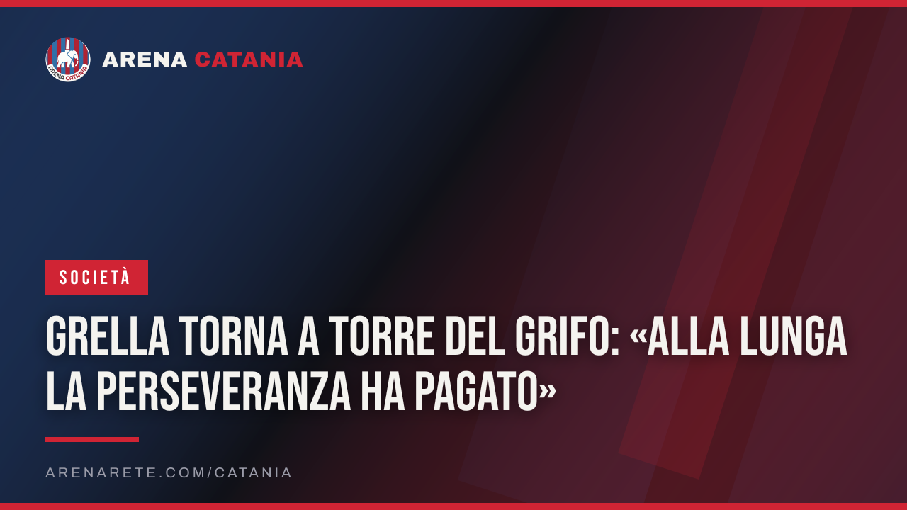 Grella torna a Torre del Grifo: «Alla lunga la perseveranza ha pagato»