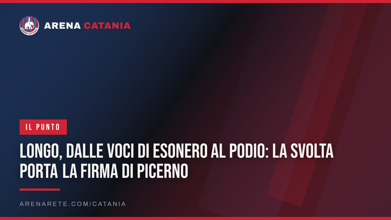 Longo, dalle voci di esonero al podio: la svolta porta la firma di Picerno