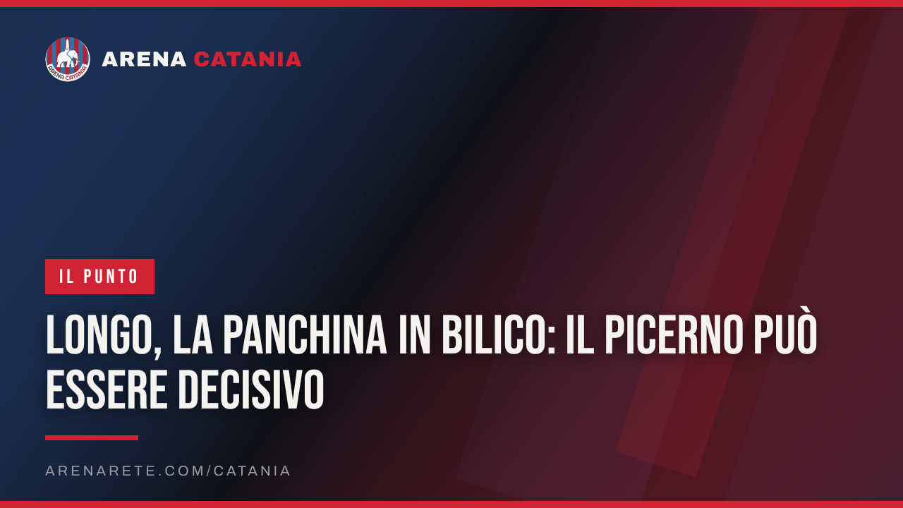 Longo, la panchina in bilico: il Picerno può essere decisivo