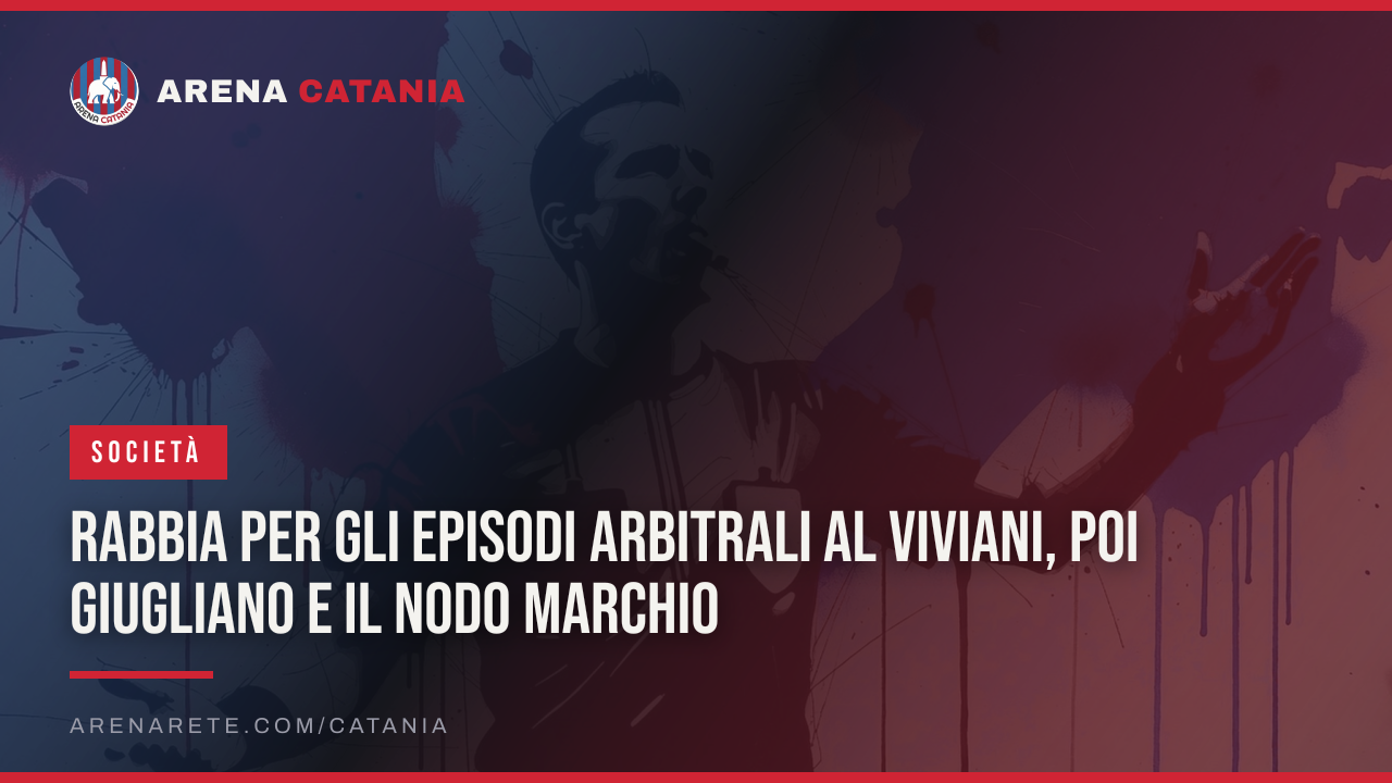 Rabbia per gli episodi arbitrali al Viviani, poi Giugliano e il nodo marchio