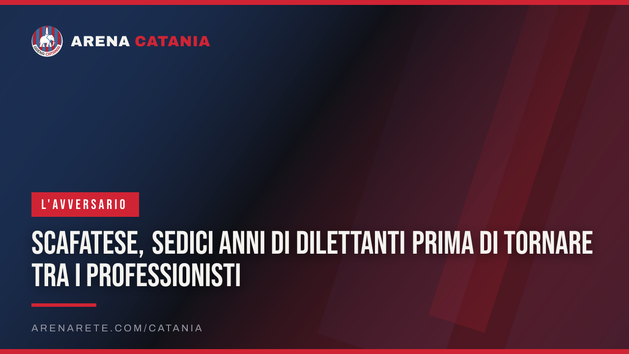 Scafatese, sedici anni di dilettanti prima di tornare tra i professionisti
