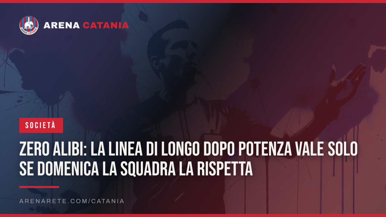 Zero alibi: la linea di Longo dopo Potenza vale solo se domenica la squadra la rispetta