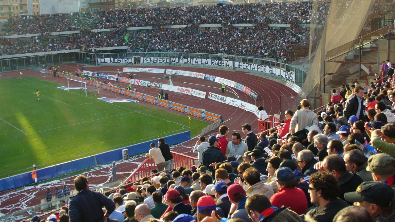 Lo stadio Angelo Massimino di Catania