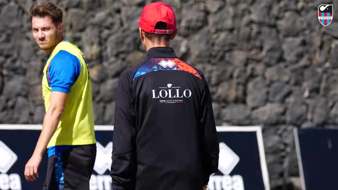 L'allenamento dei rossazzurri a due giorni da Potenza-Catania