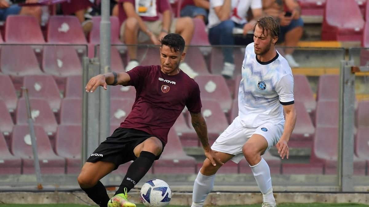 Cicerelli con la maglia del Catania FC