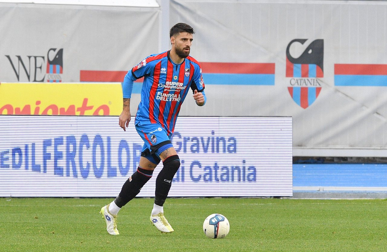 Di Gennaro con la maglia del Catania FC