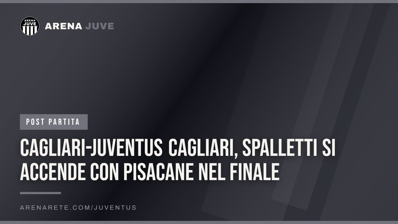 Cagliari-Juventus Cagliari, Spalletti si accende con Pisacane nel finale