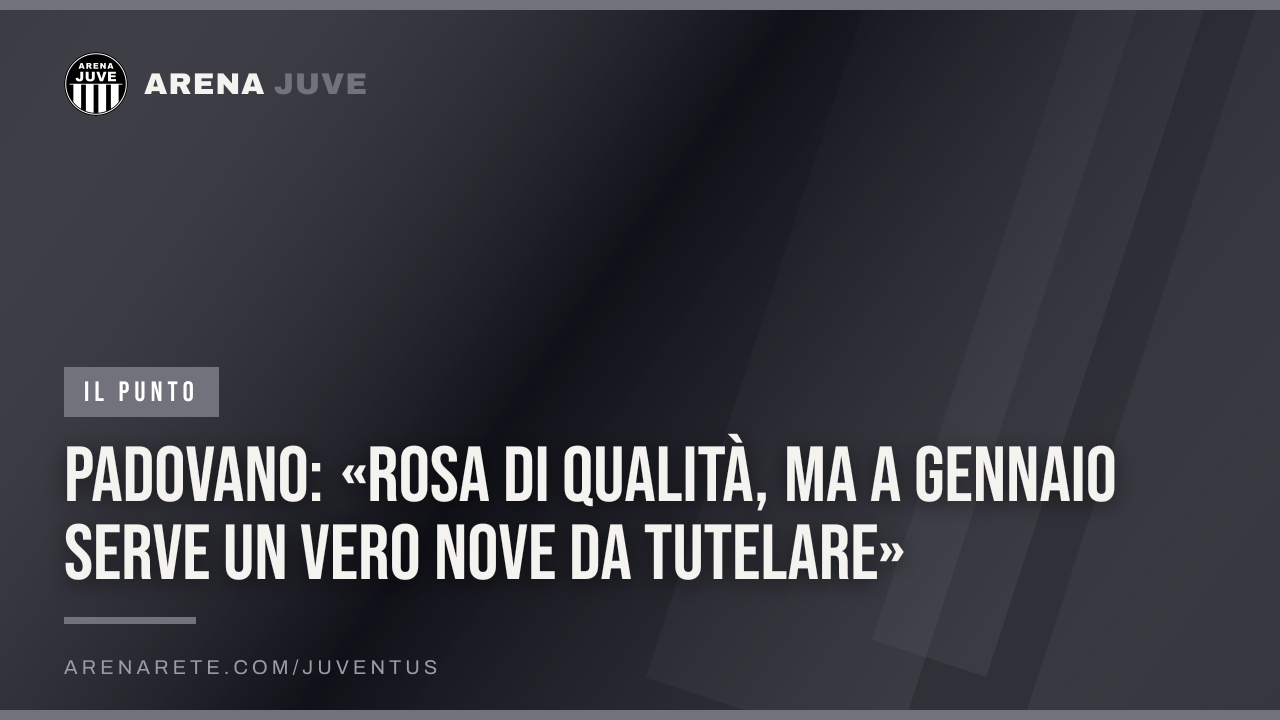 Padovano: «Rosa di qualità, ma a gennaio serve un vero nove da tutelare»