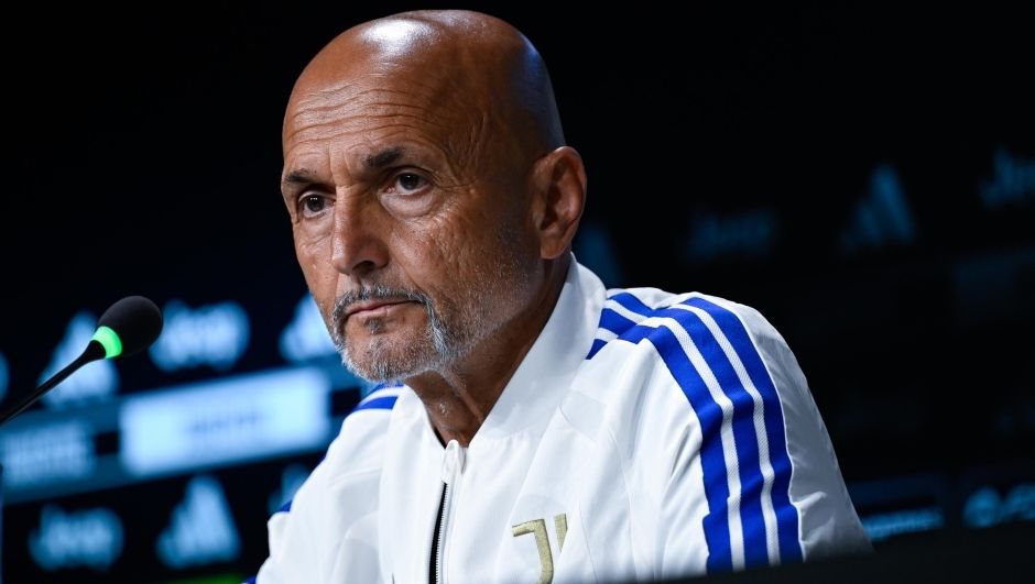 TURIN, ITALY - AUGUST 22: Juventus head coach Luciano Spalletti during a press conference 
