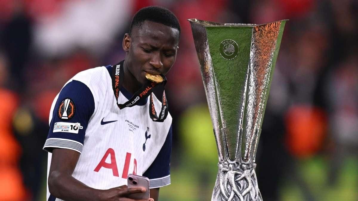 Sarr con la maglia del Juventus