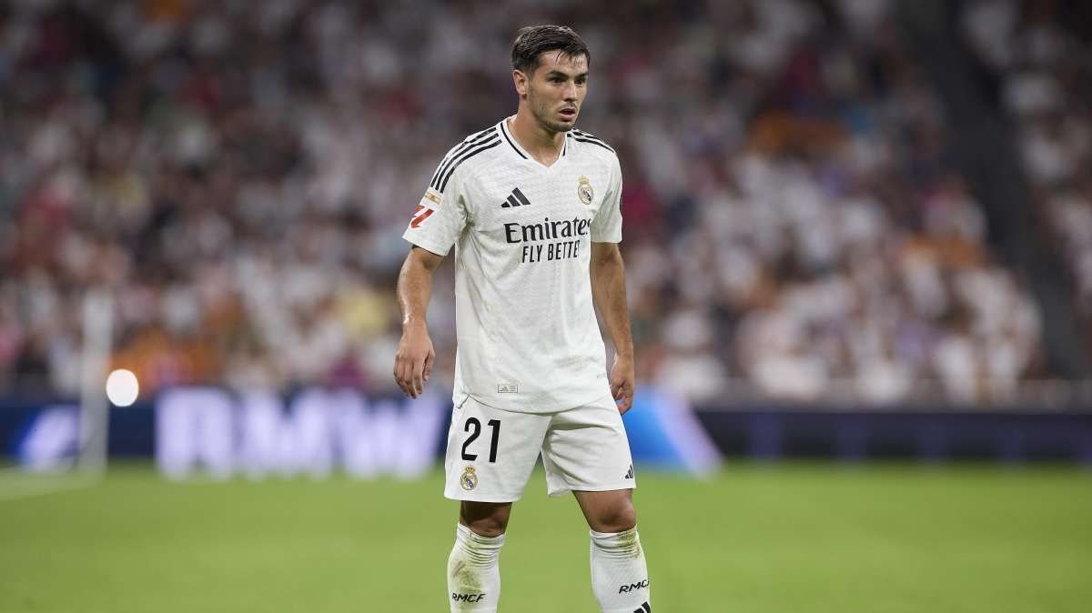 Brahim con la maglia del Real Madrid