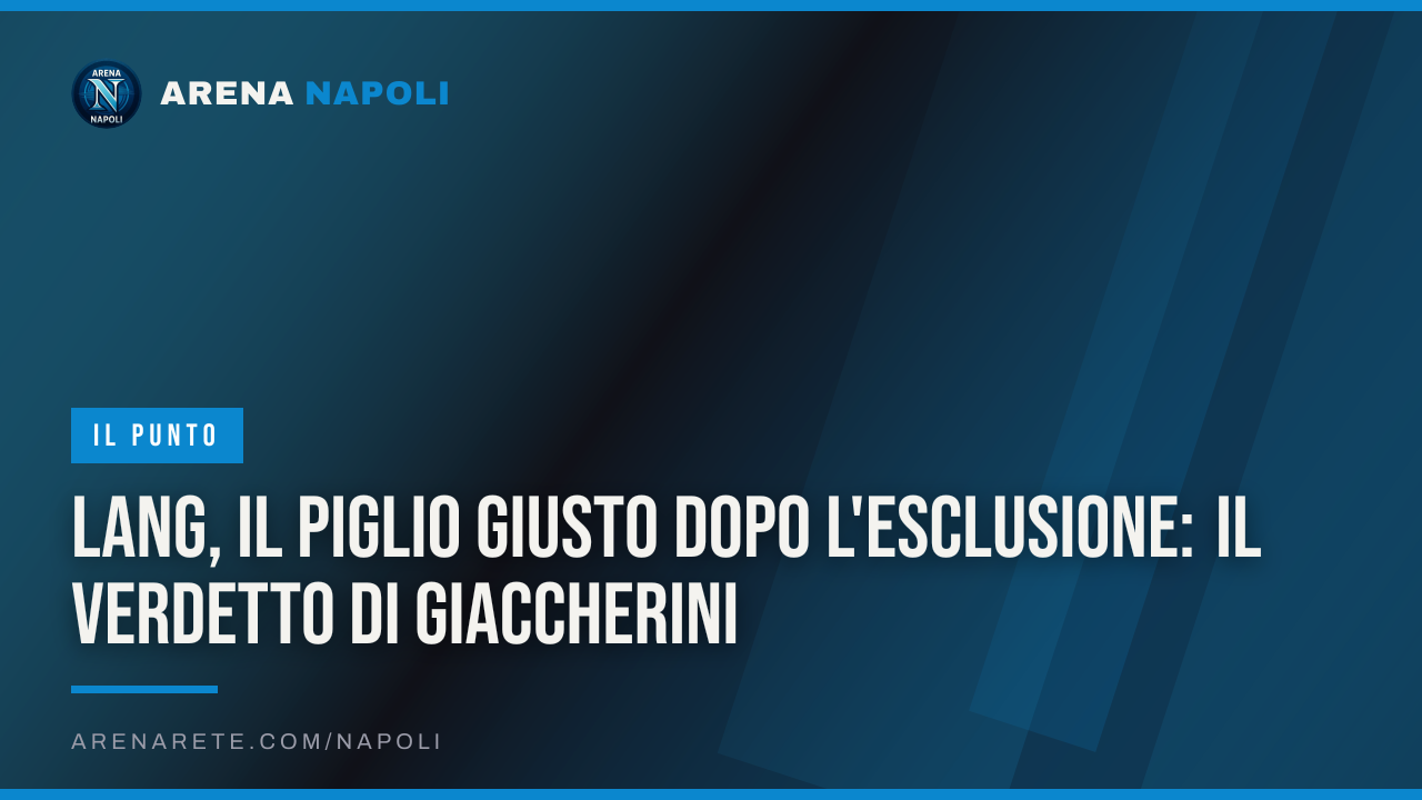 Lang, il piglio giusto dopo l'esclusione: il verdetto di Giaccherini